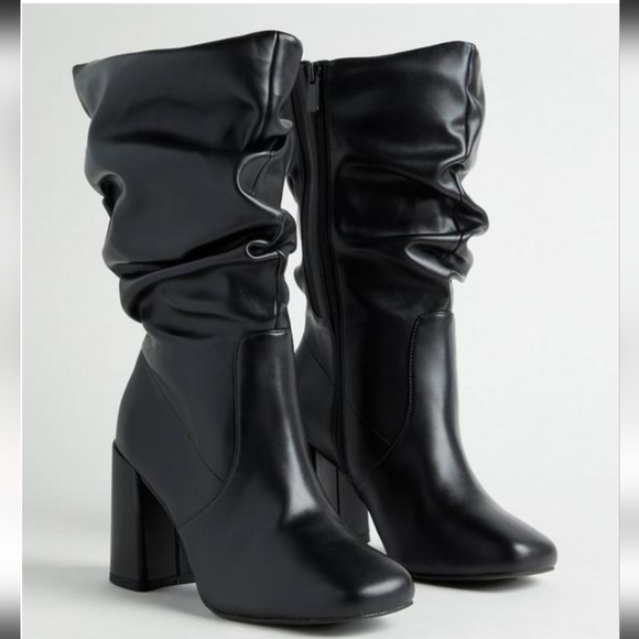torrid Shoes - Slouchy Mid Calf Boot (WW)